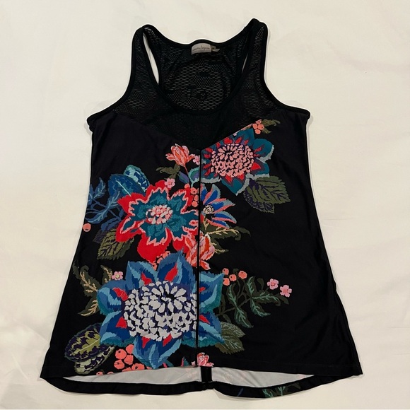 Nannette Lepore floral workout tank top size small - Picture 1 of 4